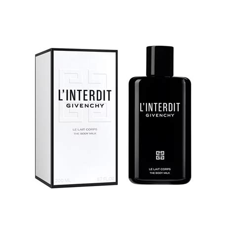 l'interdit givenchy crema corpo|L'INTERDIT BODY MILK .